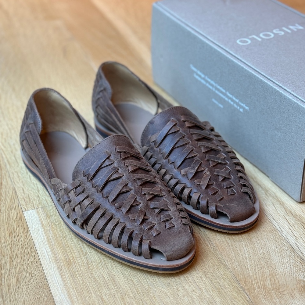 Nisolo Brown Leather Loafers